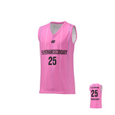 Basketball Jersey Stitch - Pink